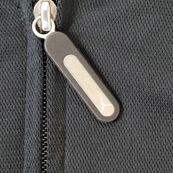 NIKE Jordan Jumpman Track Jacket Large 25x27 Baggy Black Red - Picture 11 of 16